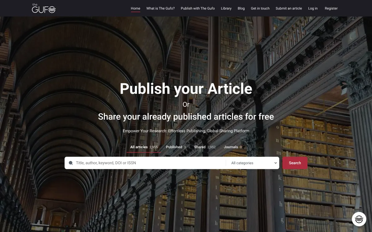 The Gufo homepage