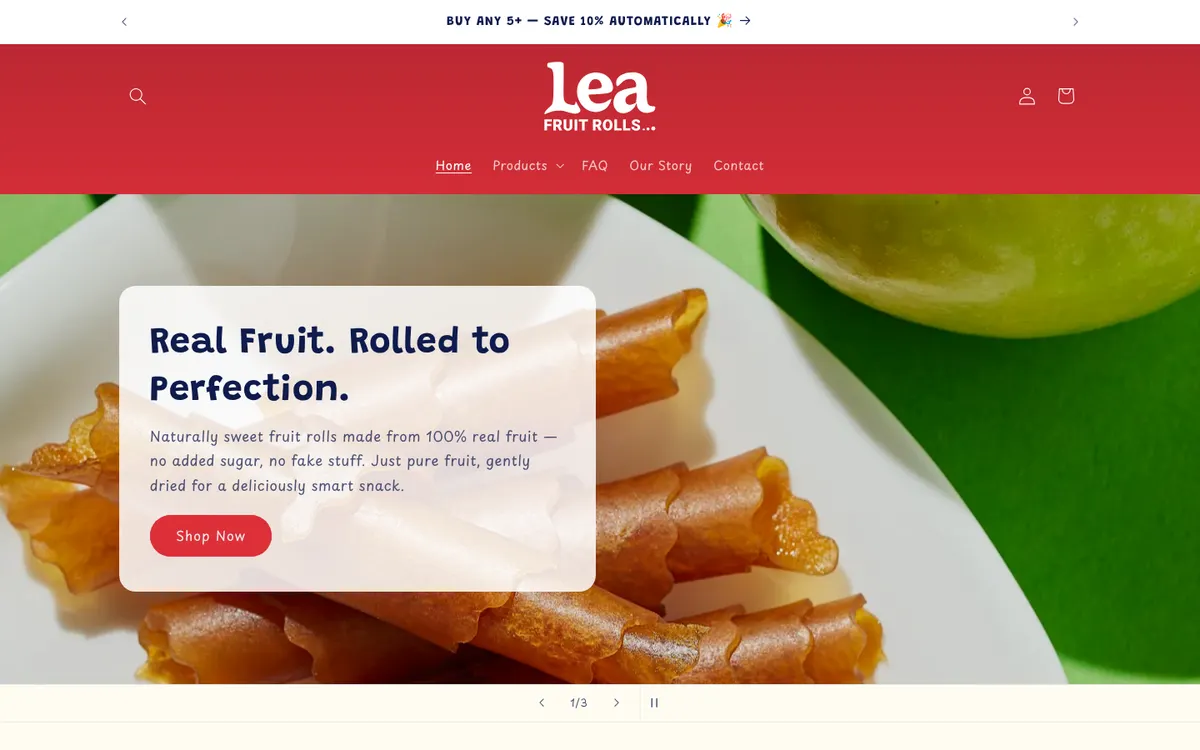 Lea Fruit Rolls online store